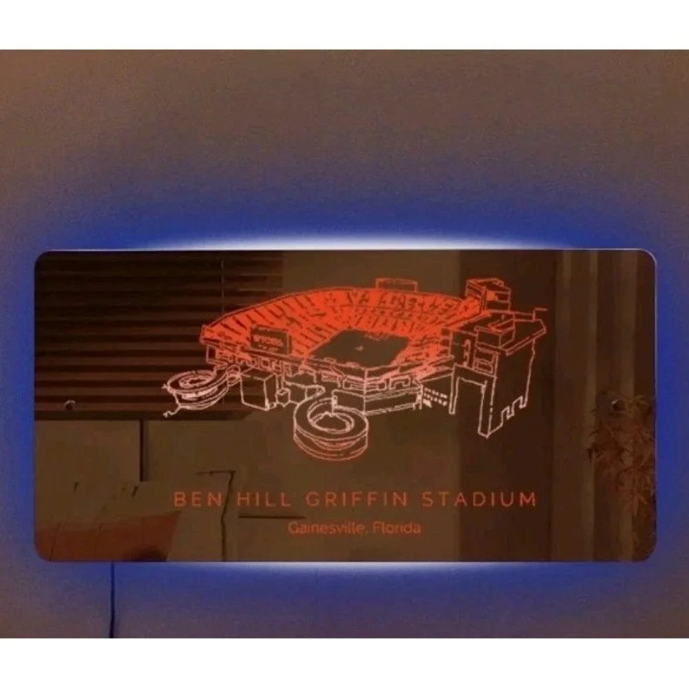 Ben Hill Griffin Stadium Light Up Color Changing Sign